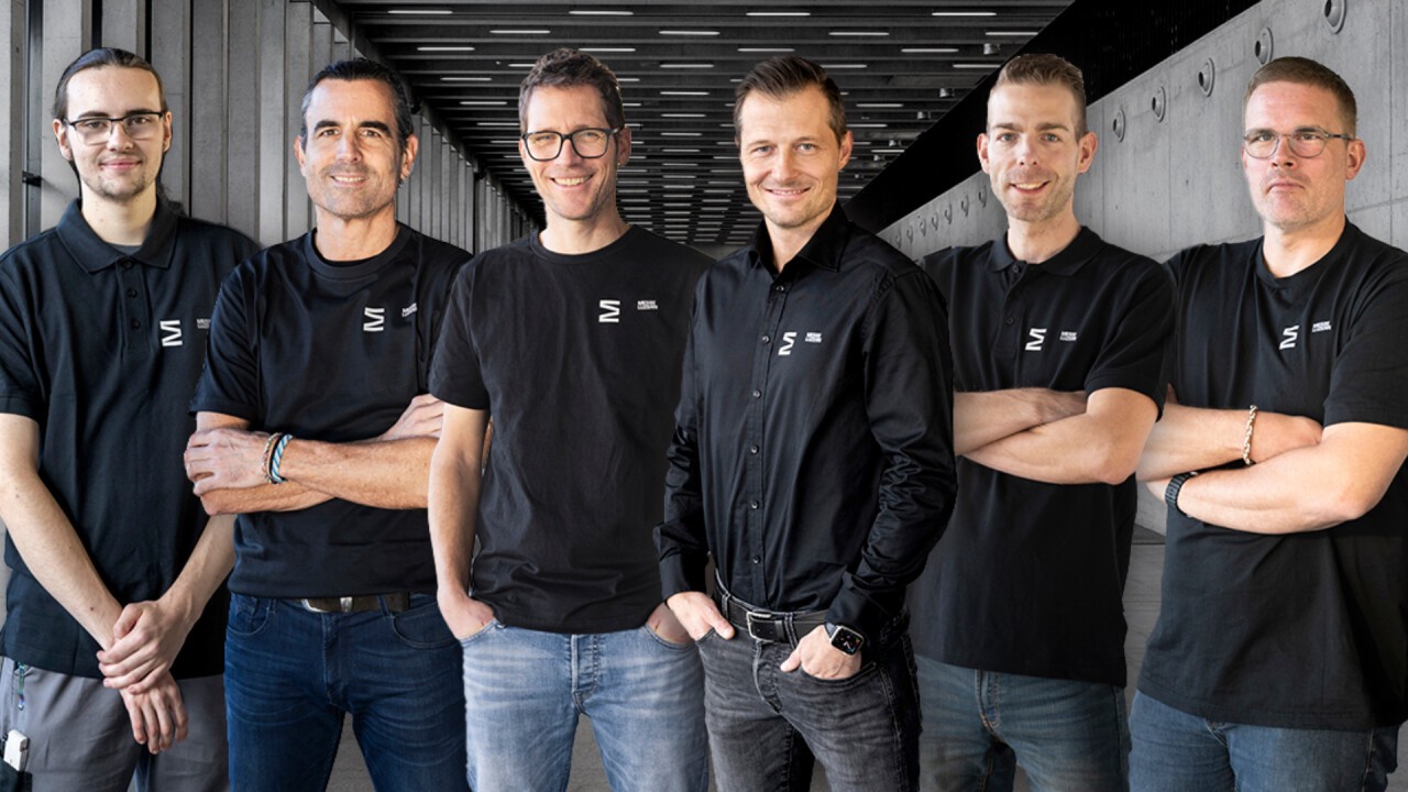 Unsere «Men in Black» der Abteilung Betrieb & Infrastruktur: Mario, Reto, Christian, Tobias, Florian, Benjamin